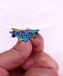 Alternative view of Bill & Ted's Excellent Adventure 'Be Excellent To Each Other 2.0' Enamel Pin