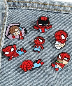 Alternative view of Spider Man 'Big Lump' Enamel Pin