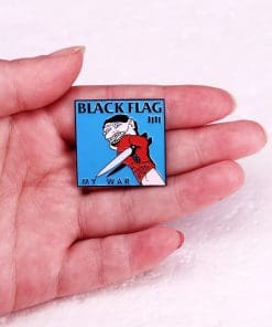Alternative view of Rock Band 'Black Flag | My War' Enamel Pin
