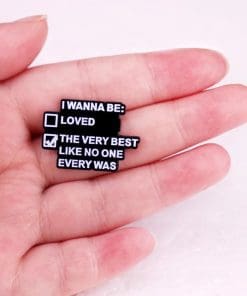 Alternative view of Pokemon 'Gotta catch 'em all! Song Lyrics' Enamel Pin