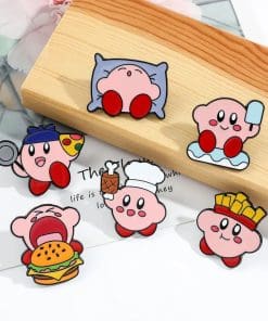 Kirby 'Yummy Burger' Enamel Pin - Image 3