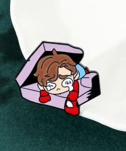 Alternative view of Spider-Man 'Exhausted' Enamel Pin