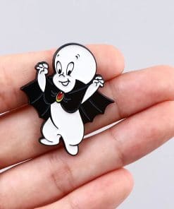 Alternative view of Casper 'Vampire Cape' Enamel Pin