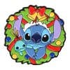 Lilo and Stitch 'Stitch | Christmas Wreath' Enamel Pin