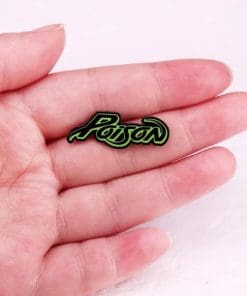 Alternative view of Rock Band Poison' Enamel Pin