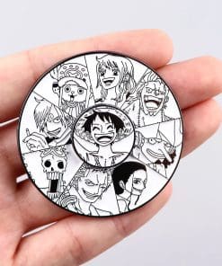 Alternative view of One Piece ‘Luffy Spinning Wheel’ Enamel Pin