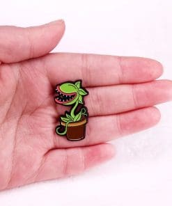 Alternative view of Carnivorous Plant 'Venus Flytrap' Enamel Pin