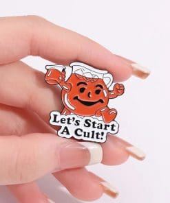 Alternative view of Kool Aid Man 'Let's Start A Cult' Enamel Pin