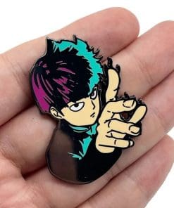 Alternative view of Mob Psycho 100 'Shigeo Telekinesis' Enamel Pin