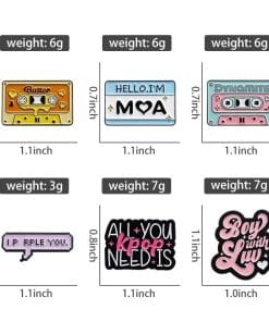 BTS 'Boy With Luv' Enamel Pin - Image 3