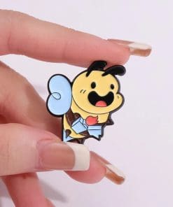 Alternative view of Bee 'Light Up' Enamel Pin