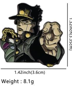 JoJo’s Bizarre Adventure ‘Jotaro Kujo | You’ Enamel Pin - Image 3