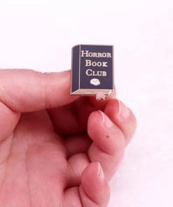 Alternative view of Black Book 'Horror Book Club' Enamel Pin