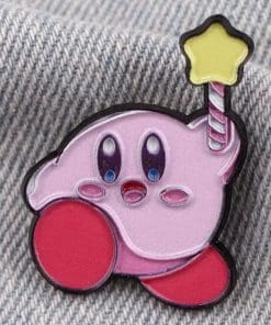 Alternative view of Kirby 'Power Star' Enamel Pin