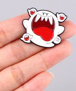 Alternative view of Luigi's Mansion 'King Boo' Enamel Pin