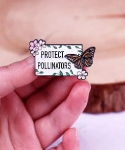 Alternative view of Awareness 'Protect Pollinators' Enamel Pin