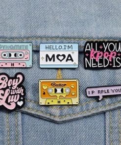 Alternative view of BTS 'All You Need Is K-pop' Enamel Pin