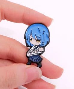 Alternative view of Bocchi the Rock! 'Ryo Yamada | Bassist' Enamel Pin