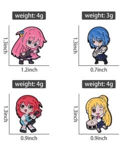 Bocchi the Rock! 'Nijika Ijichi | Drummer' Enamel Pin - Image 3