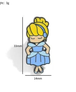 Alternative view of Dis-ney 'Princess Cinderella Chibi' Enamel Pin