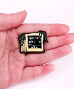 Alternative view of Retro Music TV 'Normal Girl by Sza' Enamel Pin
