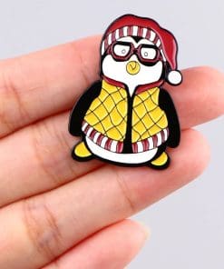 Alternative view of Friends 'Joey's Hugsy Penguin' Enamel Pin