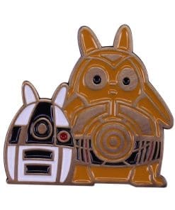 My Neighbor Totoro 'Totoro x C-3PO and R2D2 | Star Wars' Enamel Pin