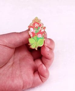 Flowers 'Snapdragons' Enamel Pin - Image 3