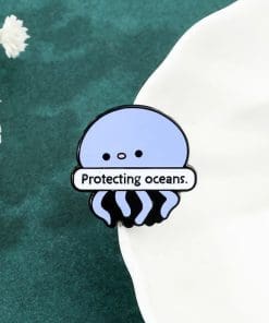 Octopus 'Protecting Ocean' Enamel Pin