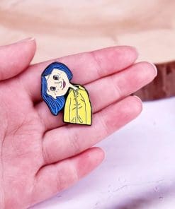 Alternative view of Coraline 'Tilted Head' Enamel Pin