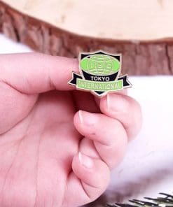 Alternative view of Kill Bill 'TBC Tokyo International | Yubari Uniform' Enamel Pin