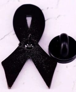 Orange Ribbon 'Leukemia Awareness' Enamel Pin - Image 5