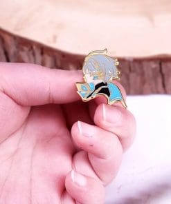 Alternative view of Genshin Impact 'Alhaitham | Side Portrait' Enamel Pin