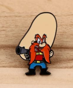 Alternative view of L00ney Tunes 'Yosemite Sam Pistol Gun' Enamel Pin