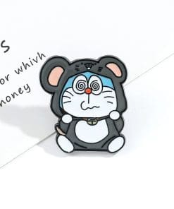 Alternative view of Doraemon 'Mouse Onesie' Enamel Pin
