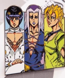 JoJo's Bizarre Adventure 'Bruno | Leone | Pannacotta' Enamel Pin