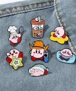 Alternative view of Kirby 'Sleepyhead' Enamel Pin