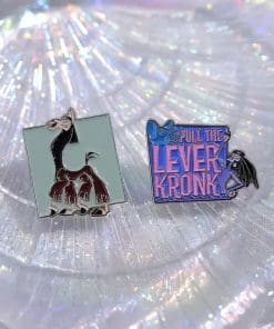 Alternative view of The Emperor's New Groove 'Pull the Lever Kronk' Enamel Pin
