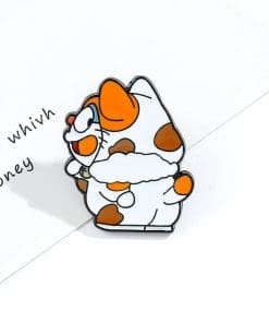 Alternative view of Doraemon 'Cow Onesie' Enamel Pin