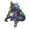 Neon Genesis Evangelion 'Eva-01 x Godzilla' Enamel Pin