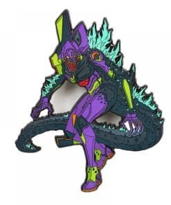 Neon Genesis Evangelion 'Eva-01 x Godzilla' Enamel Pin