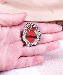 Alternative view of Sacred Heart Of Jesus Enamel Pin