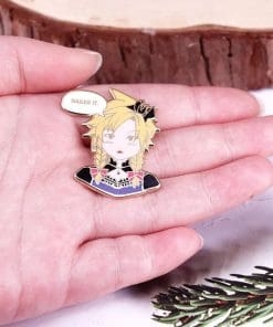 Alternative view of Final Fantasy 'Cloud Strife | Nailed It' Enamel Pin