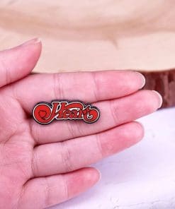 Alternative view of Rock Band 'Heart' Enamel Pin