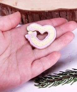 Gremlins 'Gizmo Heart Donut' Enamel Pin - Image 3