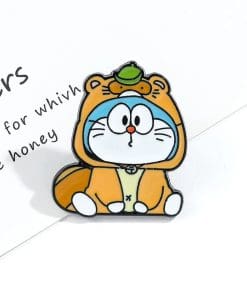 Alternative view of Doraemon 'Bear Onesie' Enamel Pin