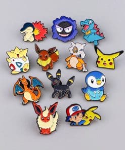 Alternative view of Pokemon 'Cyndaquil' Enamel Pin