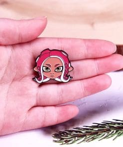 Alternative view of Splatoon 'Agent 8 | Octoling' Enamel Pin