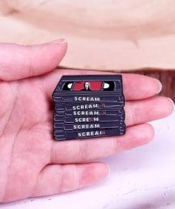 Alternative view of Scream 'VHS Series' Enamel Pin