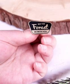 Alternative view of Explore Nature 'May The Forest Be With You' Lapel Pin